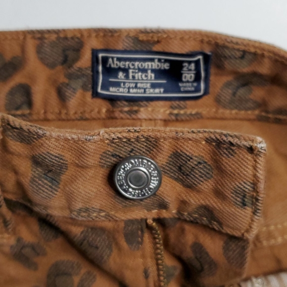 Abercrombie & Fitch low rise mini skirt 00 EUC - Picture 2 of 6
